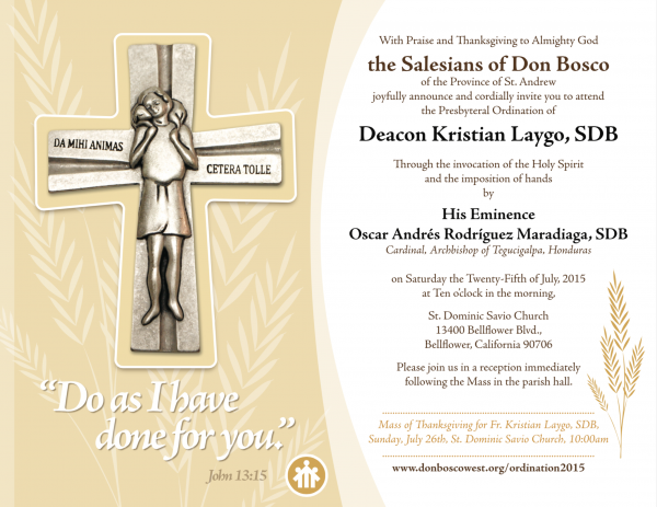 Digital Invitation - Presbyteral Ordination