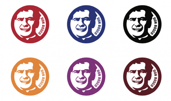 Don Bosco circular icons, logos, buttons